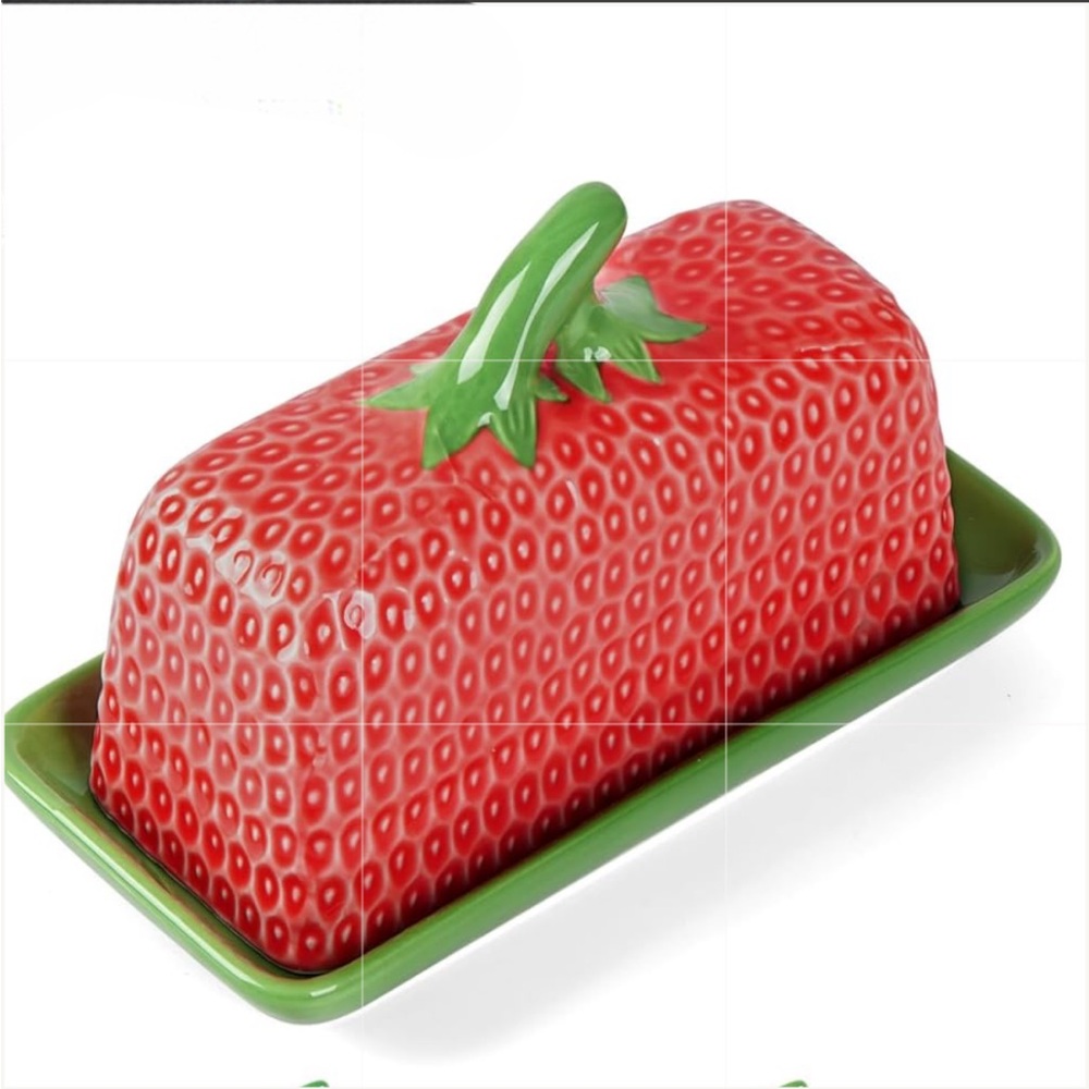 Strawberry Butter Dish